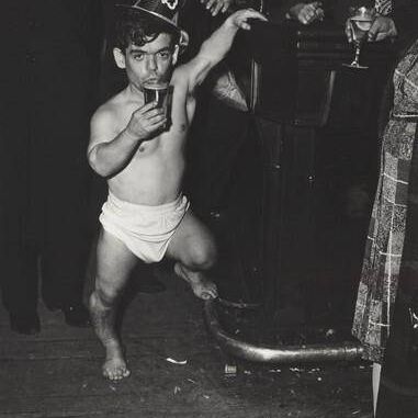 Shorty, the Bowery Cherub, New Year's Eve at Sammy's Bar