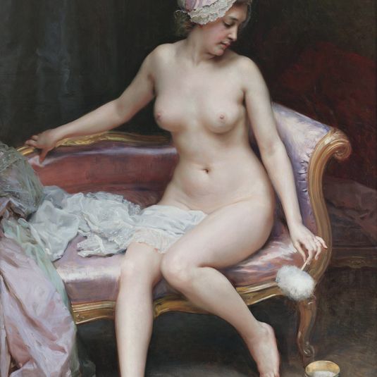 After the Bath (Female Nude)