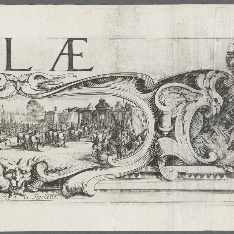 The Siege of La Rochelle: Plate 3