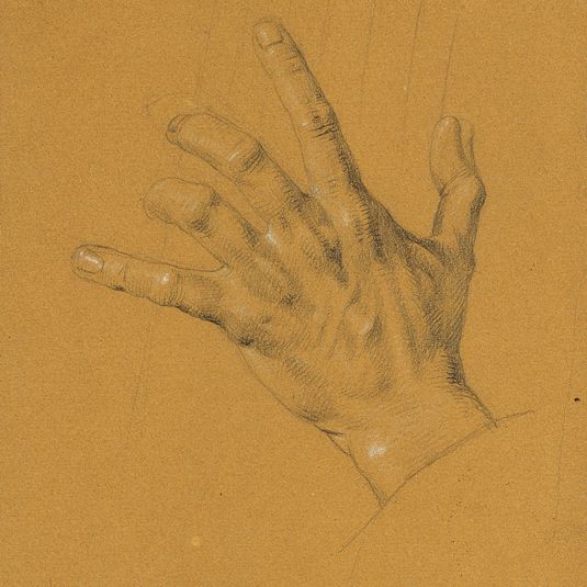 Study of a Hand for “Ossian and Malvina”