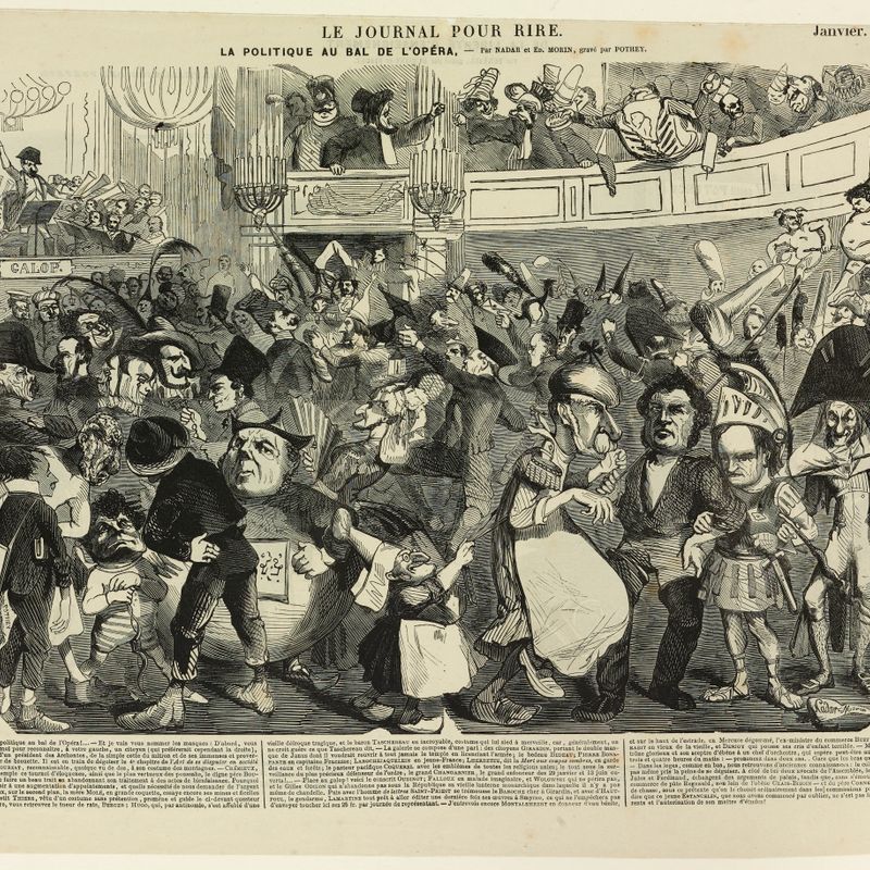 La politique au bal de l'Opéra