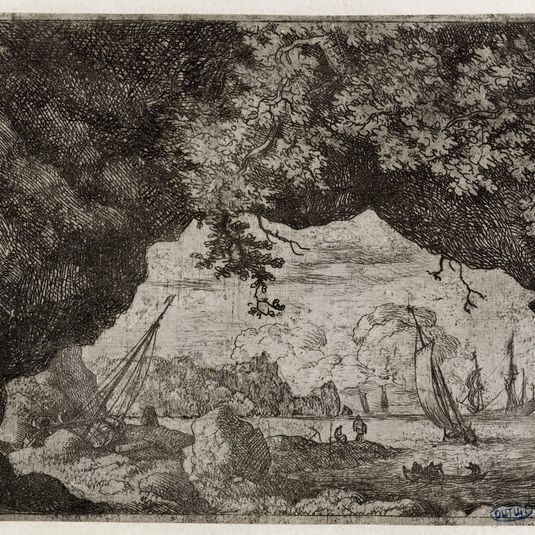 Marine à travers le rocher percé (Bartsch 47)
