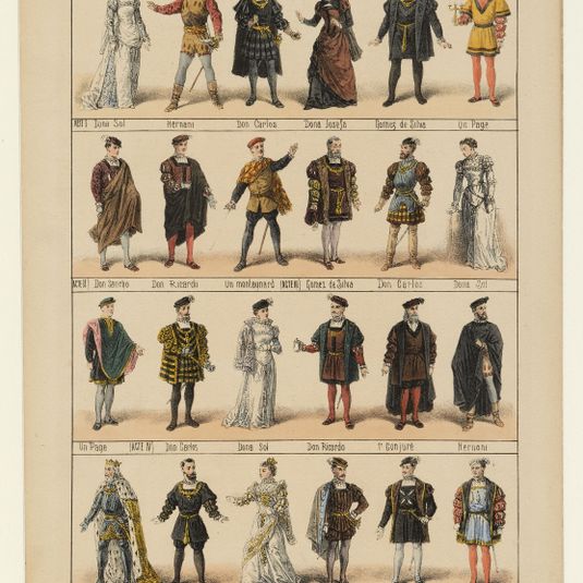 Costumes pour Hernani ne 1867