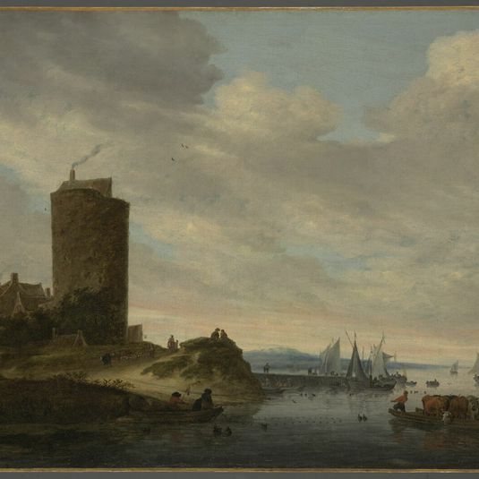 The Big Tower. River landscape