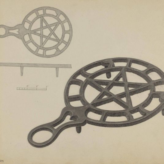 Pa. German Flat-iron Holder