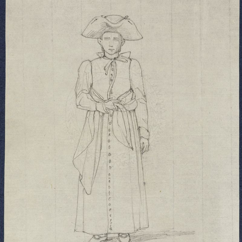 Etude de costume, Po. Annibale Meini Abate