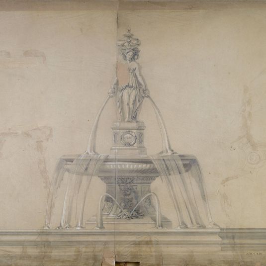 Projet de fontaine des Trois-Grâces pour Bordeaux