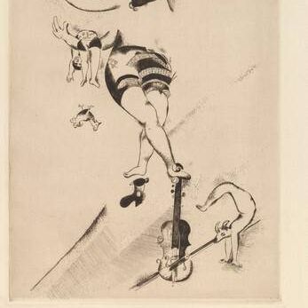 Acrobat with a Violin