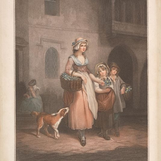 The Primrose Seller, Two Bunches of Penny Primroses, Two Bunches a Penny...