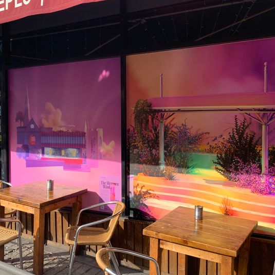 Edie Jo Murray at Cafe Italia