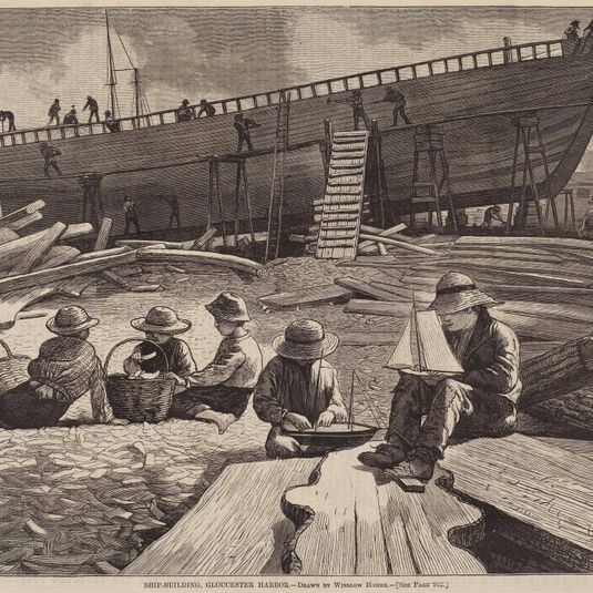 Ship-Building, Gloucester Harbor