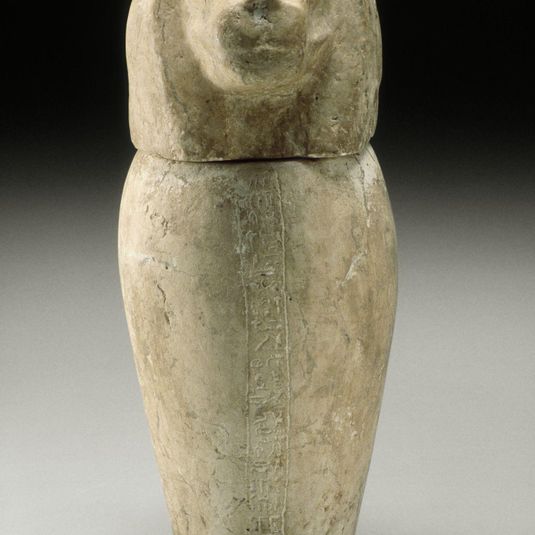 Canopic Jar with Cynocephalous Head