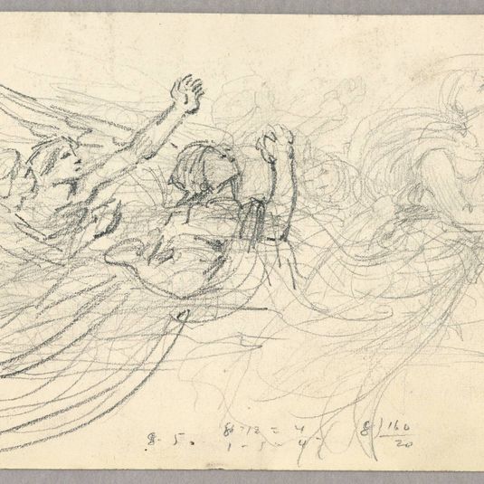 Sketch of Figural Group for Ascension