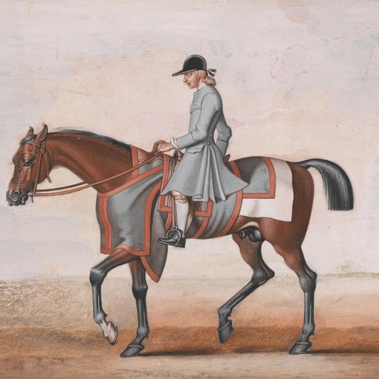 Lord Godolphin's White Foot, a Very Famous Horse That Was Never Beat