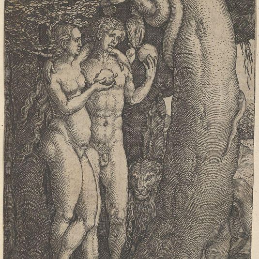 The Temptation of Adam and Eve, from The Story of Adam and Eve