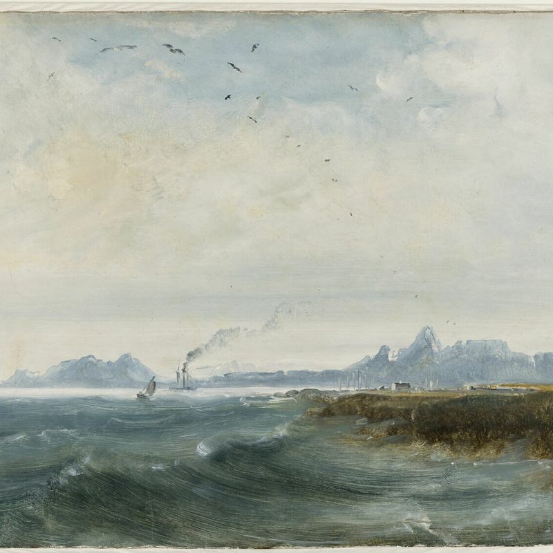 "View of Vaer-Öe, present-day Voeröy (sketch)"