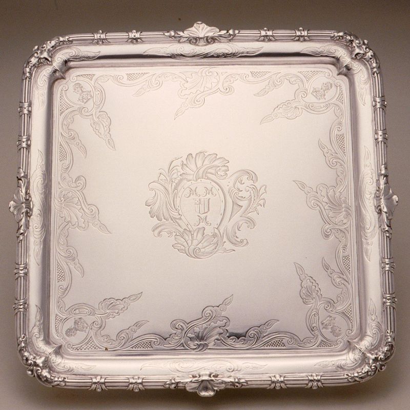 Pair of Salvers