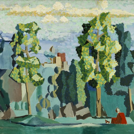 Landscape with Woman