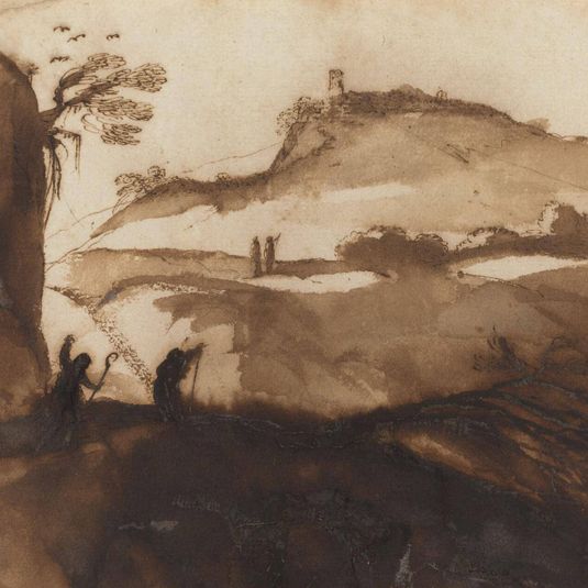 Shepherds Peering into a Chasm