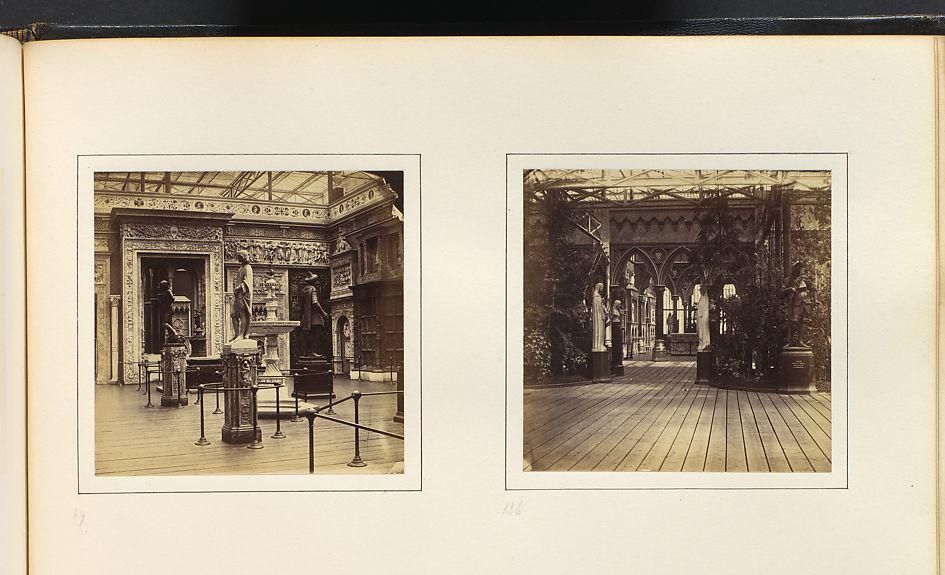 [Entryway of Renaissance Court; Medieval Vestibule; View of the Renaissance Court; Room of Classical Reliefs and Sarcophagi]