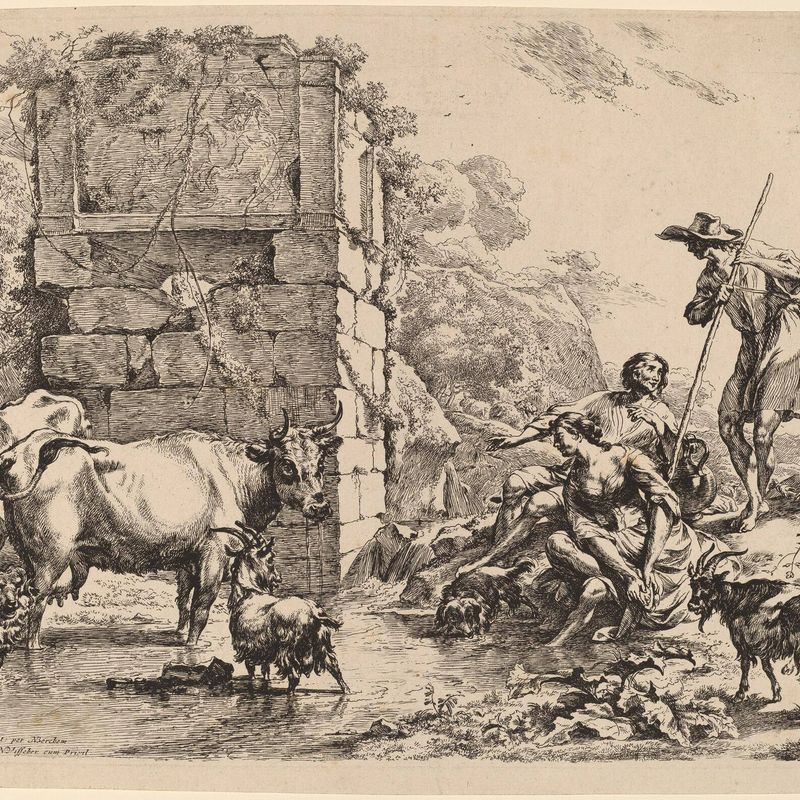 Cow Drinking