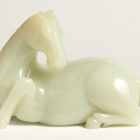 Recumbent horse