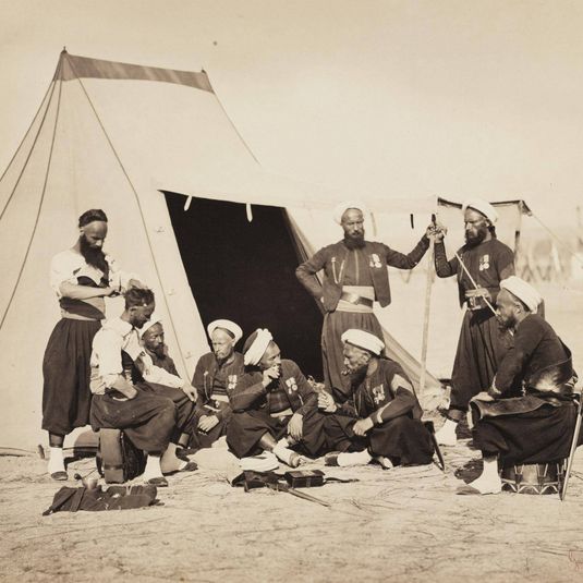 The Bathhouse of the Zouaves from the album Memories of the Camp de Châlons under General Decaën
