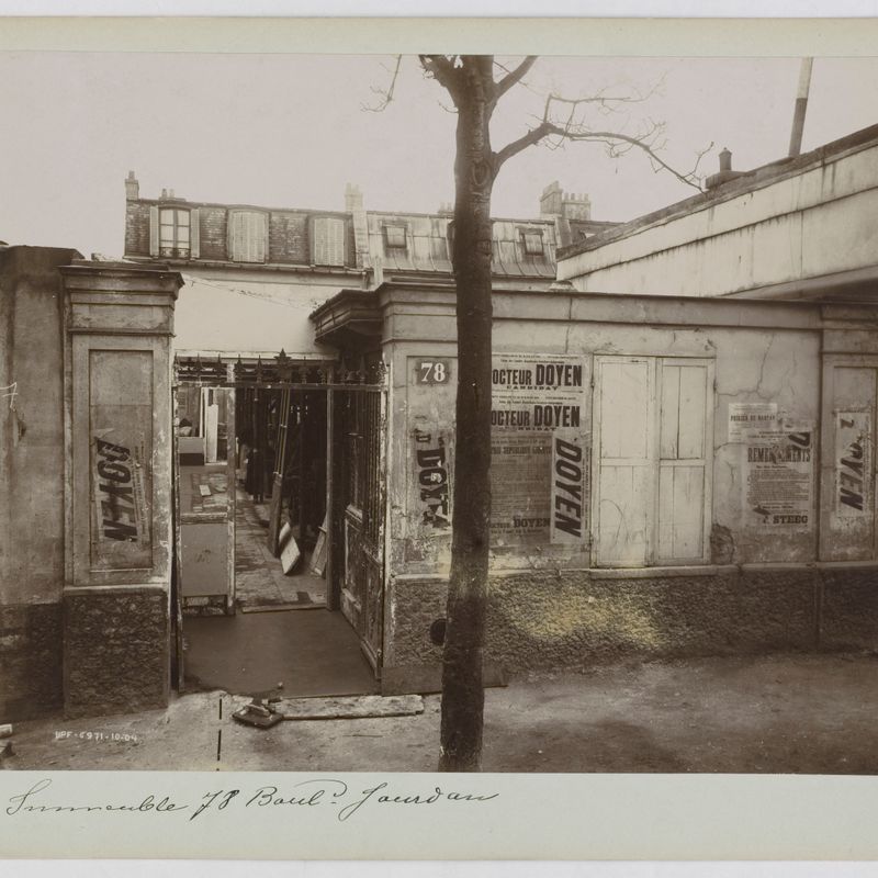 Immeuble, 78 boulevard Jourdan, 14ème arrondissement, Paris.