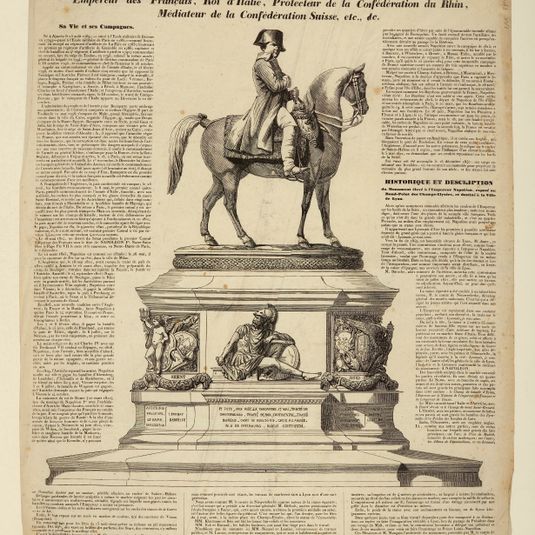 Napoléon Ier, surnommé Le Grand [monument destiné à la ville de Lyon]