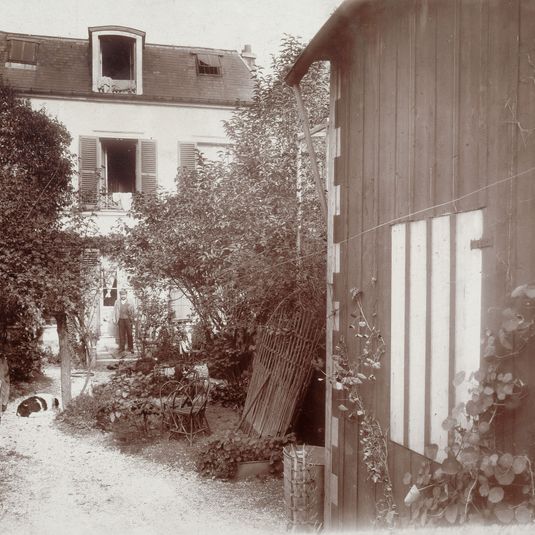 Vue sur cour, 82 boulevard Jourdan, 14ème arrondissement, Paris