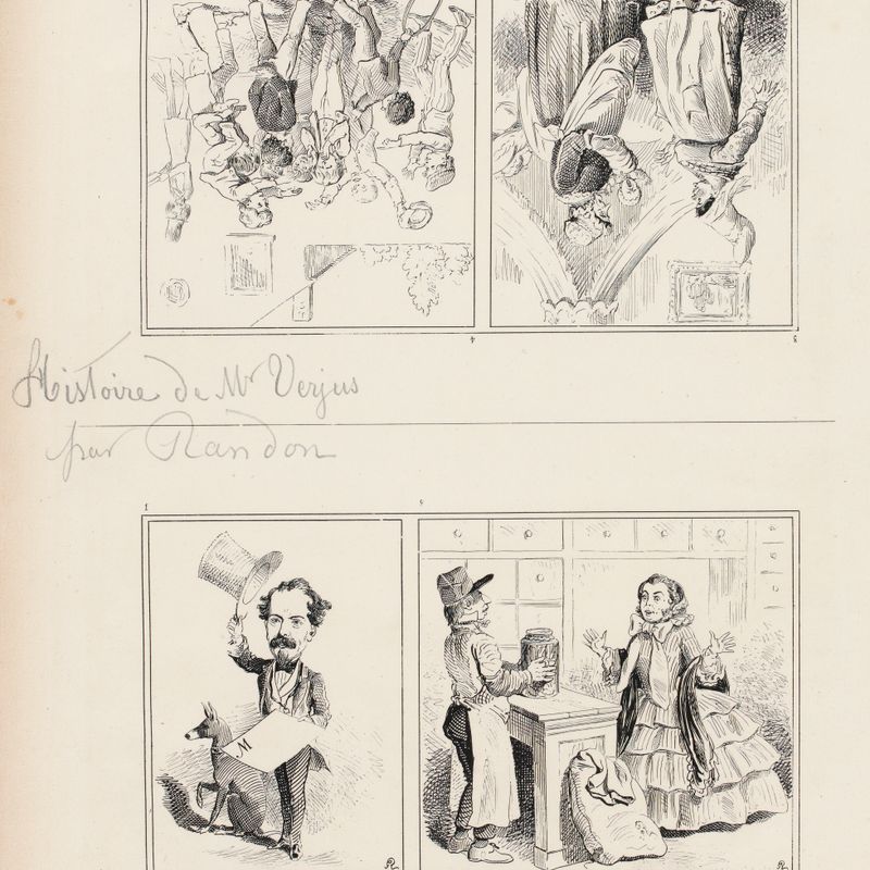 Il en est résulté que les traits de Monsieur son filsen ont / contracté une nuance qui ne manque pas d'une certain charme pour / les personnes qui aiment la couleur de l'espérance [...]. / 4. / Nous avons l'honneur de vous faire par de l'heureuse /...