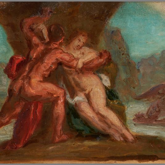Esquisse pour le salon de la Paix de l'Hôtel de Ville de Paris. Hercule délivrant Hésione