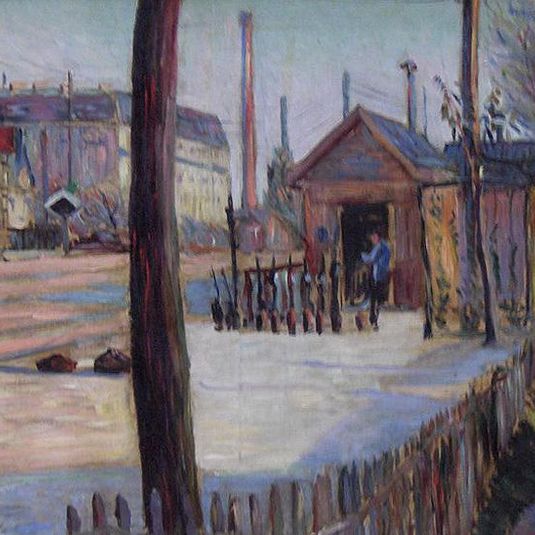 Railway junction near Bois Colombes