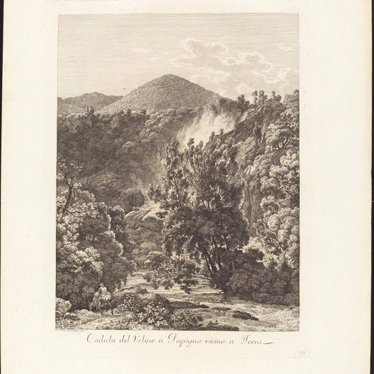 Caduta del Velino a Papigno, vicino a Terni