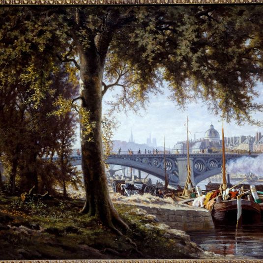 Le Pont des Saints-Pères vers 1860