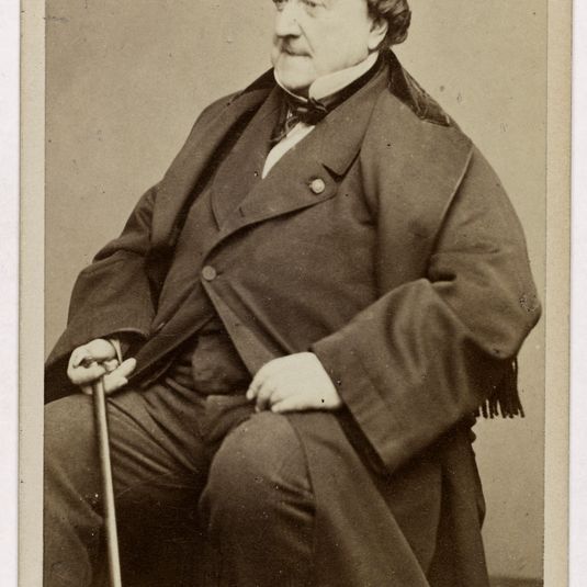 Portrait de Gioachino Rossini (1792-1868), (compositeur)