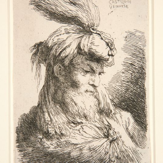 Figure Facing Right, from the series Small Studies of Heads