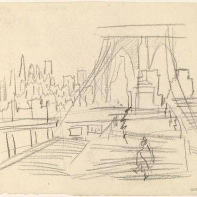 On Brooklyn Bridge to NYC