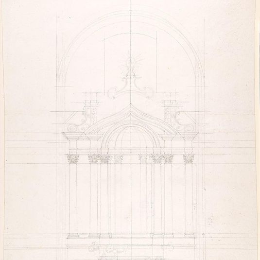 Design for the high altar of the Gesù Nuovo, Naples