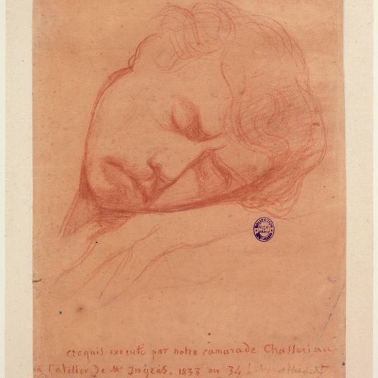 Portrait du peintre Comayras dormant