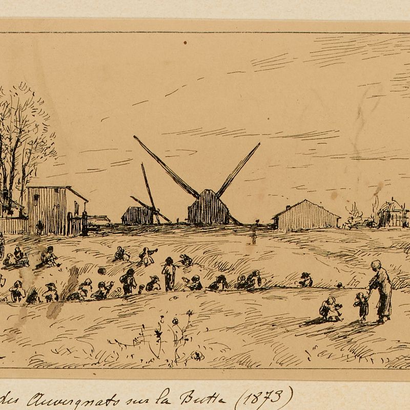 Jeu de boules des Auvergnats à Montmartre