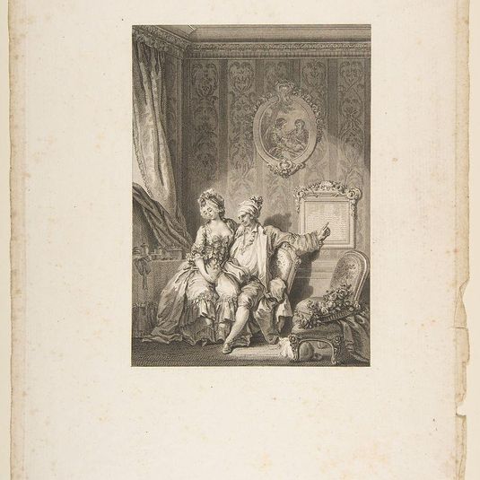 Le Calendrier des Vieillards, from Contes et nouvelles en vers par Jean de La Fontaine. A Paris, de l'imprimerie de P. Didot, l'an III de la République, 1795