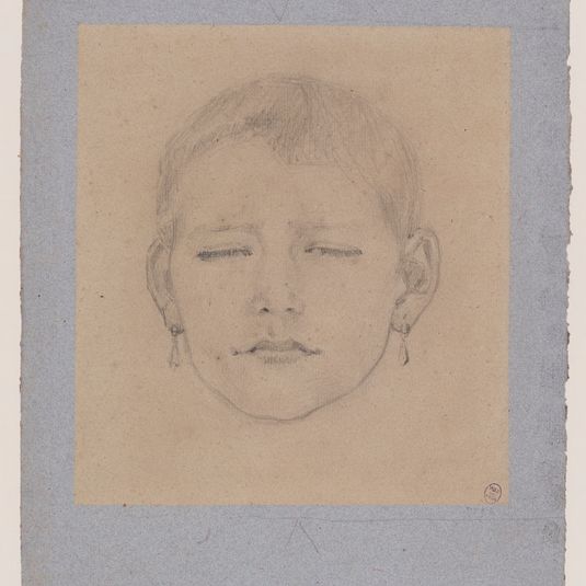 Visage de face