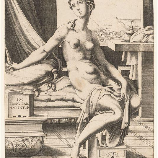 Lucretia Preparing to Kill Herself