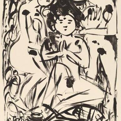 Nude Praying