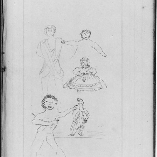 Five Various Figures (from Sketchbook)