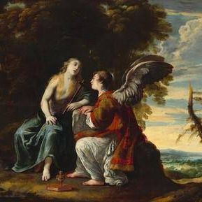 Mary Magdalene Comforted by an Angel