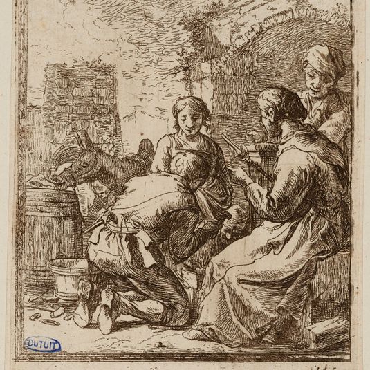 La Fileuse et le Forgeron (Bartsch 6)