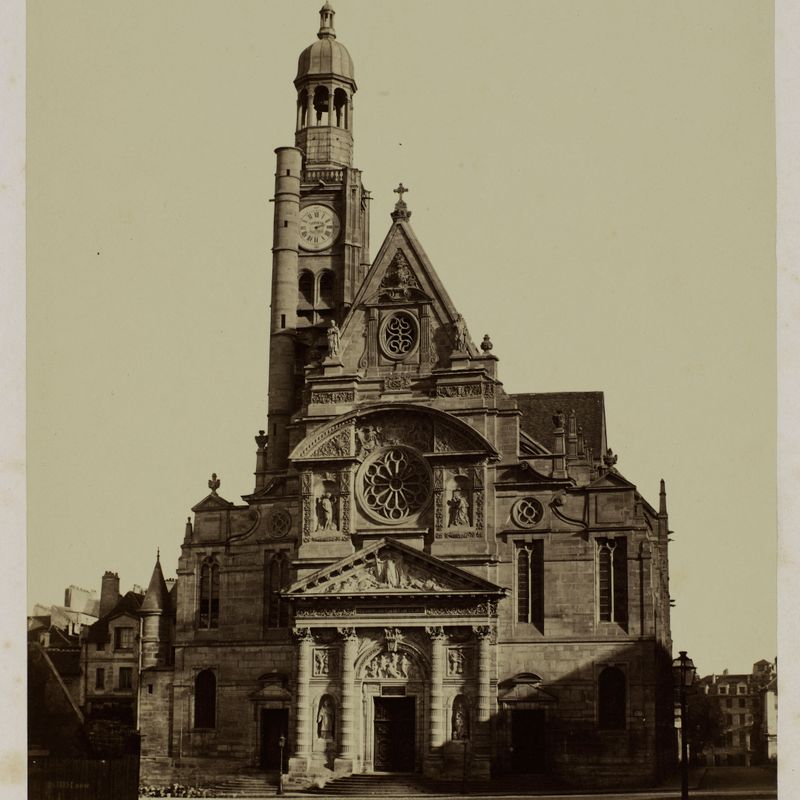 L'église Saint-Etienne-du-Mont, place Sainte-Geneviève, 5ème arrondissement, Paris.