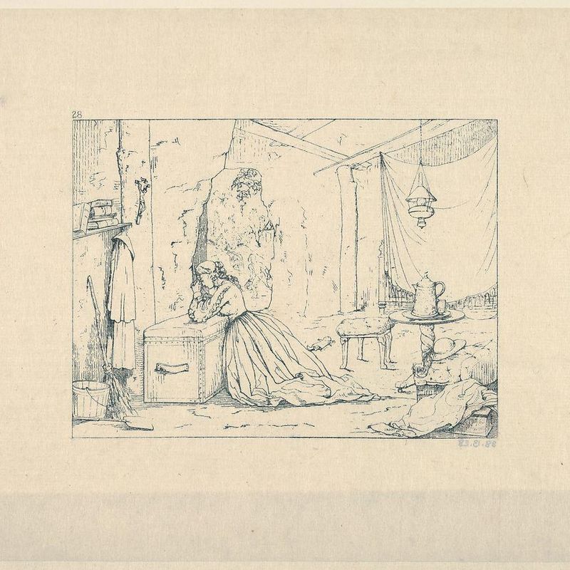 Cave Life in Vicksburg during the Seige (from Confederate War Etchings)